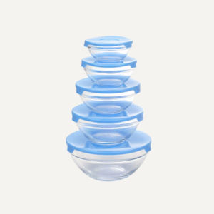 Bowls de Vidrio Transparente – Set x5