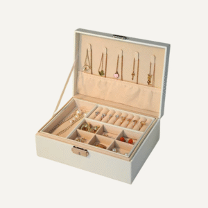 Joyero Doble Capa con Compartimentos